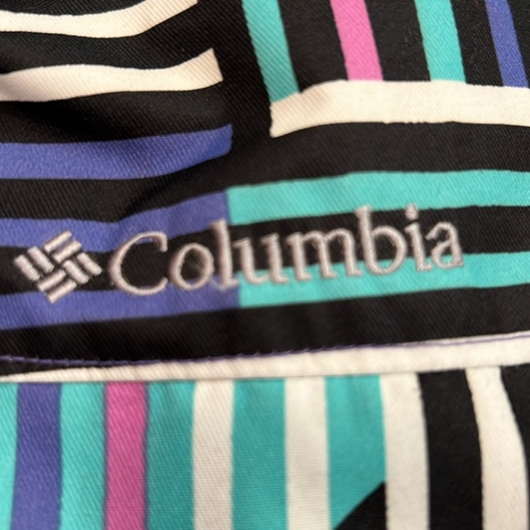 Multicolored youth/women’s ski Columbia ski winter jacket - Picture 3 of 3